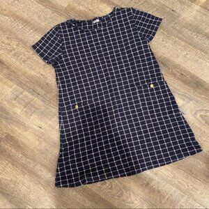 Soft Knit Plaid Dress